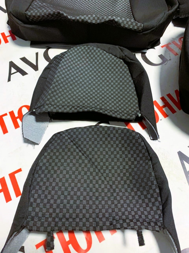 Обивка сидений УЛЬТРА LADA Priora (Черный-серый) в интернет-магазине AVGtuning  Тел. 8 (861) 379-48-74; 8 (918) 298-95-42 avgtuning.ru