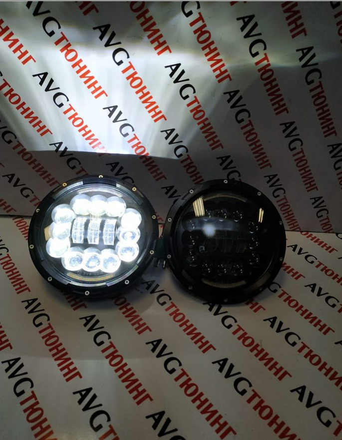 LED фары LADA Niva (LGR80W) в интернет-магазине AVGtuning  Тел. 8 (861) 379-48-74; 8 (918) 298-95-42 avgtuning.ru
